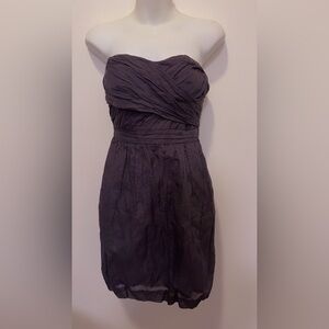 J. Crew Petite Mini Dress in Dark Grey